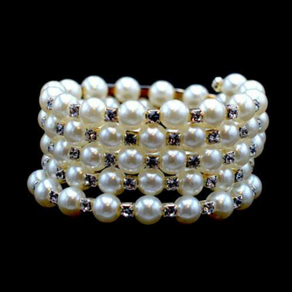 5 strand pearl bracelet